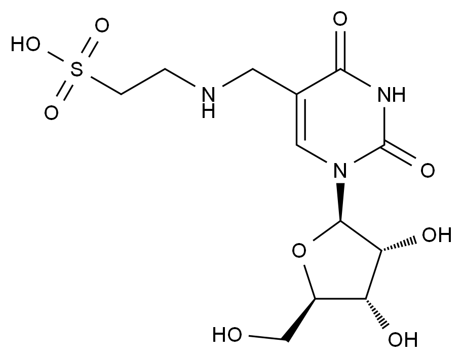 [497258-53-4] 2-（（1-（（2R，3R，4S，5R）-3,4-二羟基-5-（羟甲基）四氢呋喃-2-基）-2,4-二氧基-1,2,3,4-四氢嘧啶-5-基）甲基）乙烷-1-磺酸