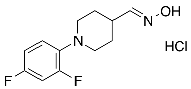 [135634-18-3] (2,4-二氟苯基)-4-哌啶基甲酮肟盐酸盐(请询C4X-111126)