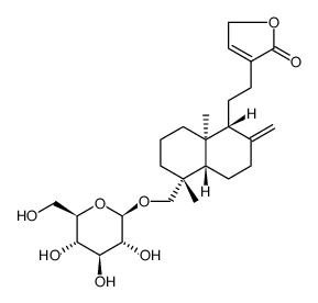 [27215-14-1] 新穿心莲内酯；穿心莲丙素，新穿心莲素，穿心莲新甙