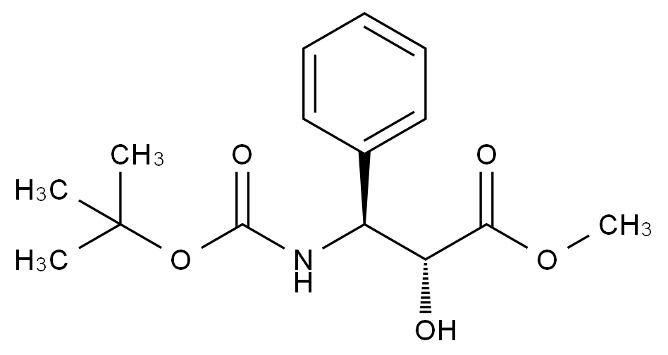 [124605-42-1]Methyl(2R,3S)-N-tert-butoxycarbonyl-3-phenylisoserinate