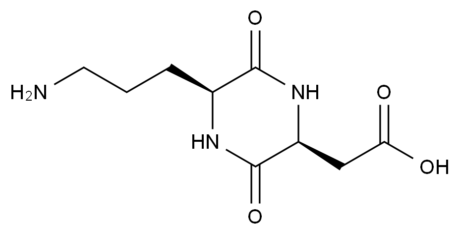 2-((2S,5S)-5-(3-氨基丙基)-3,6-二氧代哌嗪-2-基)乙酸