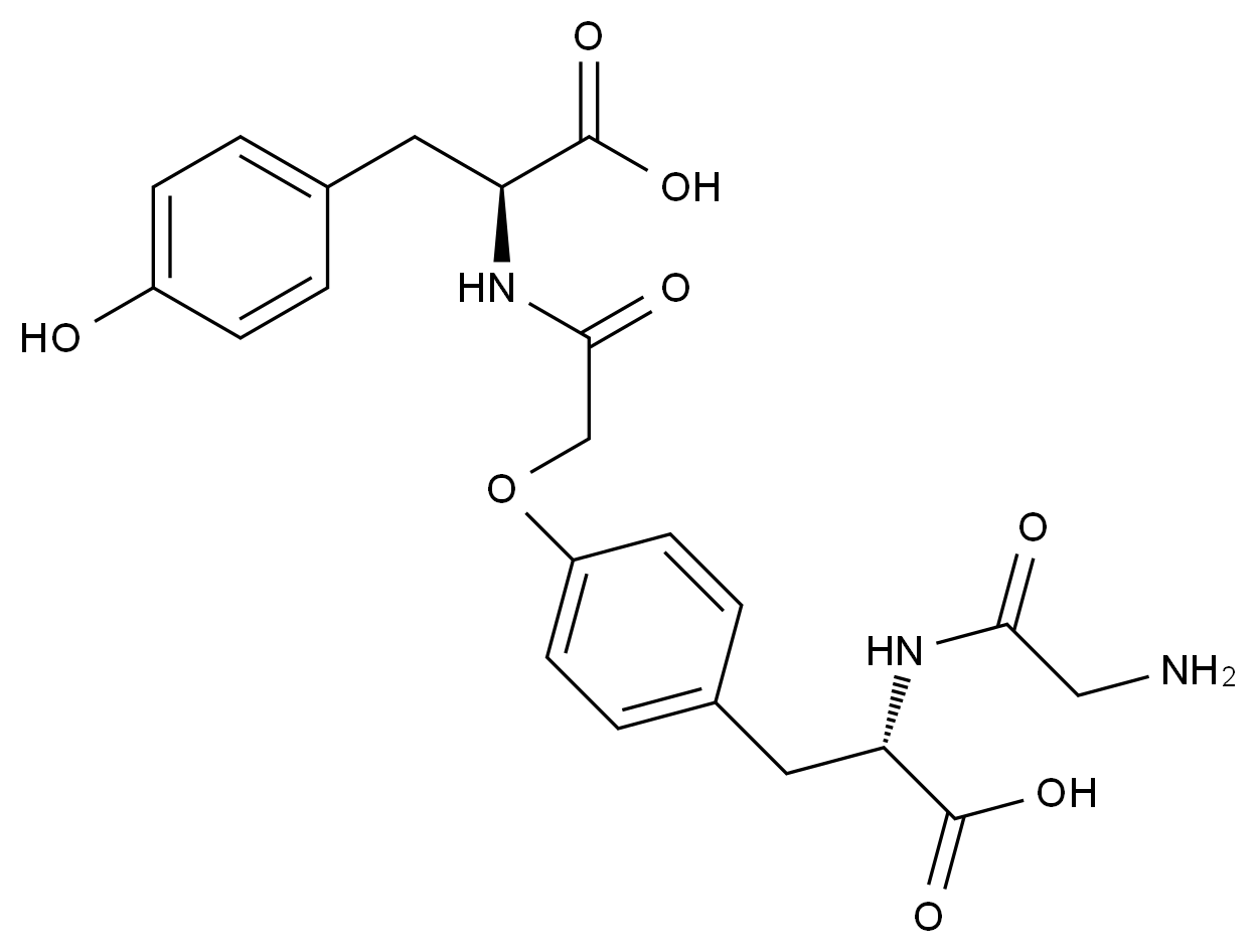 （S） -2-（2-氨基乙酰胺）-3-（4-（2-（（（S）-1-羧基-2-（4-羟基苯基）乙基）氨基）-2-氧代乙氧基）苯基）丙酸