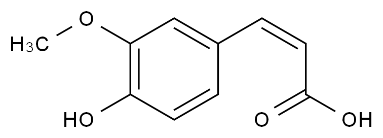 1014-83-1_(Z)-3-(4-Hydroxy-3-Methoxyphenyl)Prop-2-Enoic Acid标准品